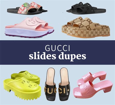 gucci fur slides dupe|gucci knock off heels.